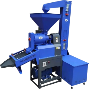 heavy duty rice mill capacity with 10hp motor1000kg/hr